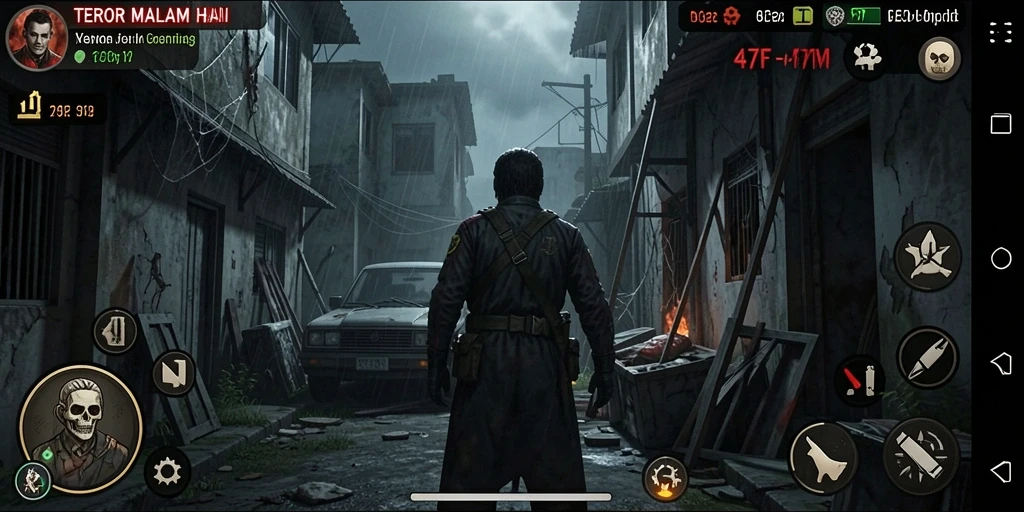 Menampilkan gameplay menyeramkan di dunia gelap 47F.