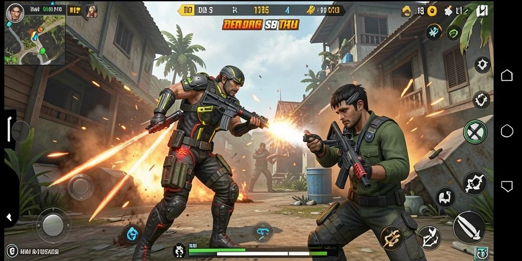Gameplay seru D06 dengan grafik memukau dan aksi intens.