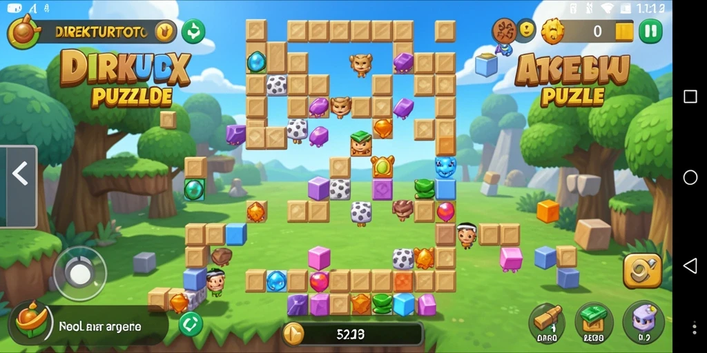 Tangkapan layar utama DIREKTURTOTO menampilkan gameplay Puzzle yang menarik.