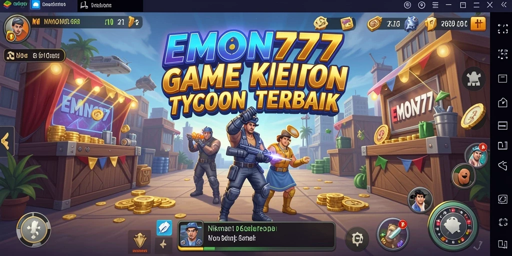 Gameplay seru EMON777 dalam mengelola bisnis Tycoon.