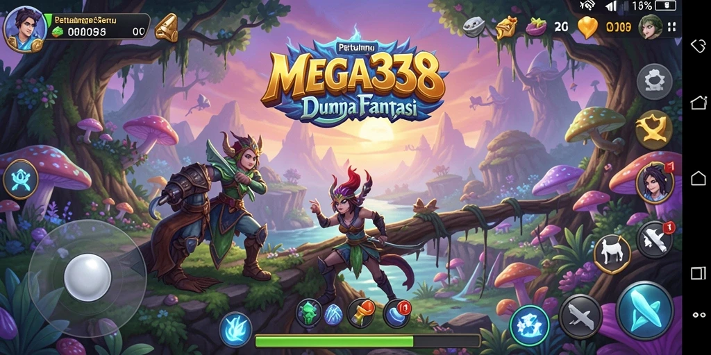 Tampilan gameplay menarik dari MEGA338 saat menjelajahi dunia petualangan.