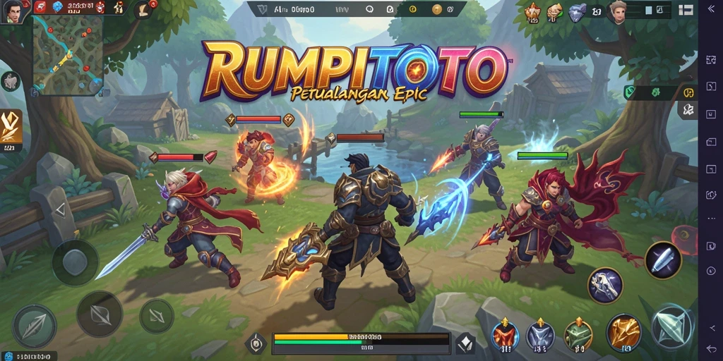 Tampilan gameplay RUMPITOTO yang seru dan mendebarkan.